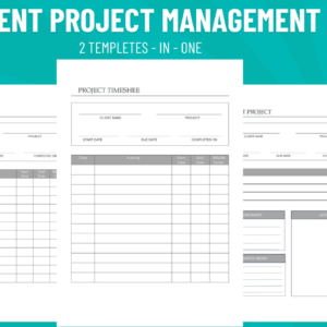 Printable Client Project Management | Small Business CRM System